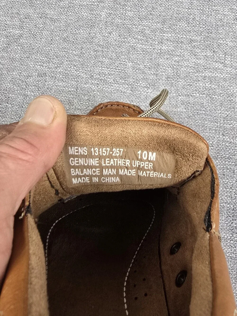 Florsheim Lakeside Moc Toe OX Boat Shoes Saddle Tan Mens Sz 10